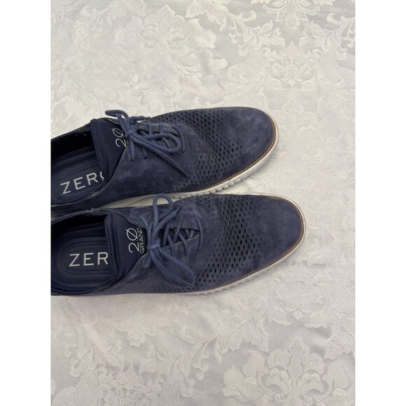 Cole Haan 10.5M 2.Zerogrand Laser Wingtip Oxford Navy Blazer Shoe Comfort C23086 - Picture 13 of 13